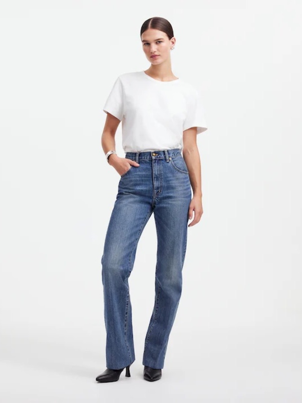 Madewell The Alexa Dream Jean in Croswell Wash